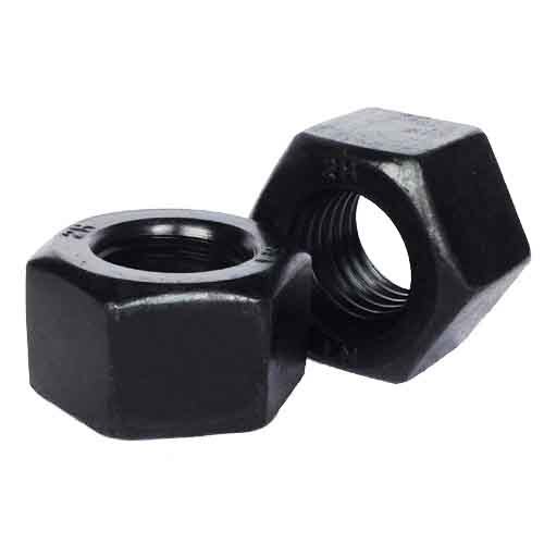 2HN38 3/8"-16 A194-2H Heavy Hex Nut, Coarse, Med. Carbon, Plain