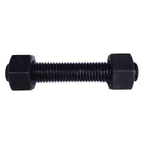 B72H58312-E 5/8"-11 X 3-1/2" A193-B7 Stud w/ 2 each A194-2H Heavy Hex Nuts, Plain