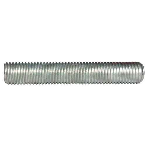 B7344C-E 3/4"-10 X 4" A193-B7 Stud, All Thread (End to End), Clear Cadmium