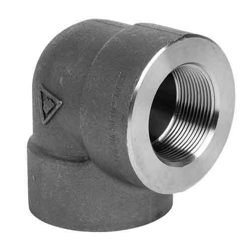 90EL2FT3 2" 90 Deg. Elbow, Forged Steel, Threaded, Class 3000