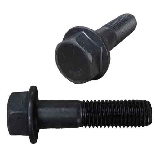 8FLBF58134 5/8"-18 x 1-3/4" Flange Screw (Frame Bolt), Indented Hex Head, Grade 8, Fine,Black Phos. & Oil