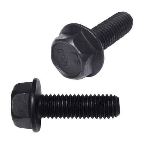 10MFB101535D6921P M10-1.5 X 35 mm Hex Flange Screw (FT), Non-Serrated, DIN 6921, Class 10.9, Plain
