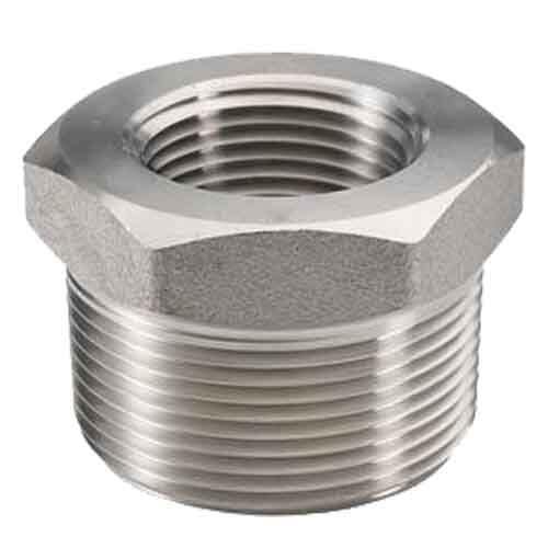 HXBU114FT3S316 1" X 1/4" Hex Bushing, Forged, Threaded, Class 3000, T316/316L Stainless