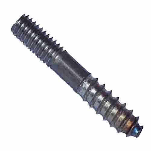 HB14212 1/4"-20 X 2-1/2" Hanger Bolt, Carbon Steel, Plain