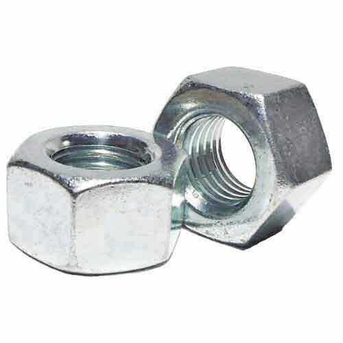 HHN1 1"-8 Heavy Hex Nut, A563 Grade A, Coarse, Zinc