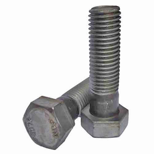 2C12114P 1/2"-13 X 1-1/4" Hex Bolt, A307 Grade A, Coarse, Plain