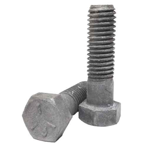 5C38114G 3/8"-16 X 1-1/4" Hex Cap Screw, Grade 5 (SAE J429), Coarse, HDG