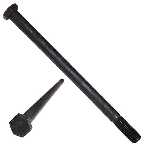 5C129P 1/2"-13 X 9" Hex Cap Screw, Grade 5 (SAE J429), Coarse, Plain