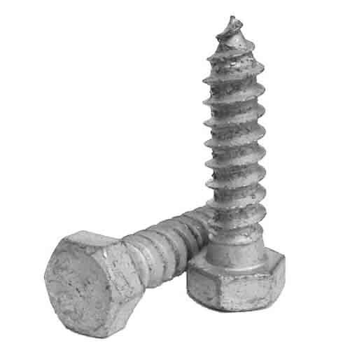 LS1210G 1/2"-6 X 10" Hex Lag Screw, Low Carbon, HDG