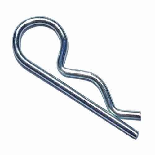 HPC214 #214 Hitch Pin Clip, Spring Wire, Zinc (0.093" X 2-1/2", 7/64" Hole, 9/16" Eye I.D.)