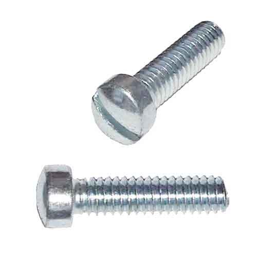 FIMS5716 #5-40 x 7/16" Fillister Head, Slotted, Machine Screw, Coarse, Zinc