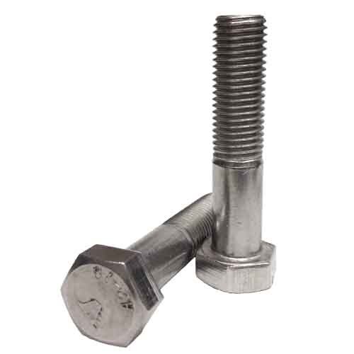 MHC812550S M8-1.25 X 50 mm  Hex Cap Screw, Coarse, DIN 931 (PT), 18-8 (A2) Stainless