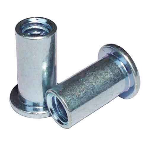 49110 #6-32 Rivet Nut, (.010/.75 Grip), Zinc