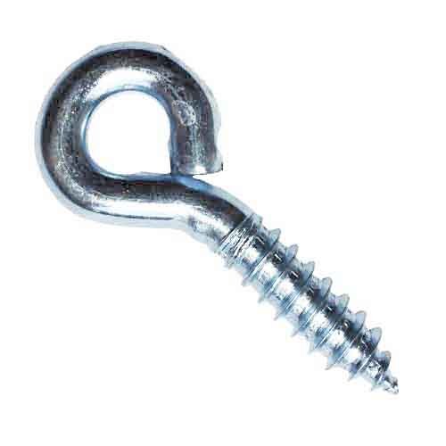SE12 #12 Screw Eye, Steel, Zinc,  (#512)