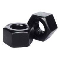 2HN38 3/8"-16 A194-2H Heavy Hex Nut, Coarse, Med. Carbon, Plain