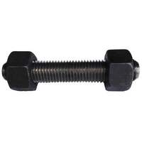 1"-8 X 10" A193-B16 Stud w/ 2 each A194-GR.7 Heavy Hex Nuts, Plain
