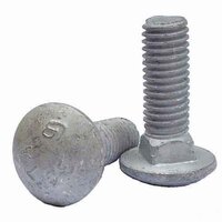 CB38112G 3/8"-16 X 1-1/2" Carriage Bolt, A307 Grade A, HDG