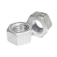 1/2"-13 Finished Hex Nut, Coarse, Aluminum