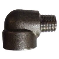 1/2"  90 Deg. Street Elbow, Forged Steel, Threaded, Class 3000
