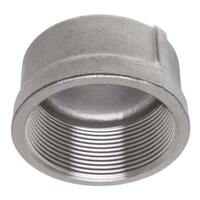 CAP38S 3/8" Cap, 150#, Threaded, T304 Stainless