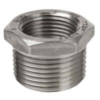 HXBU3818S 3/8" x 1/8" Hex Bushing, 150#, Threaded, T304 Stainless