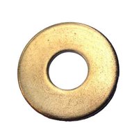 FW38LB 3/8"-L  Flat Washer, Brass