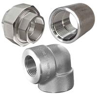 Forged Pipe Fittings, Threaded, Stainless Forged Pipe Fittings, Threaded, Stainless
