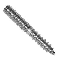 1/4"-20 X 2" Hanger Bolt, 18-8 Stainless