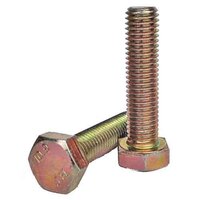 10MHC161570FT M16-1.5 X 70 mm Hex Cap Screw. Fine, Gr. 10.9, DIN 961 (FT), Zinc Yellow