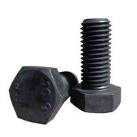 M18-2.5 X 50 mm Hex Cap Screw, Coarse, Gr. 10.9, DIN 933 (FT), Plain