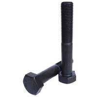 M10-1.5 X 130 mm  Hex Cap Screw, Coarse, Gr. 10.9, DIN 931 (PT), Plain