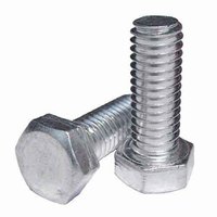 1/2"-13 X 1" Hex Cap Screw. Coarse, Aluminum