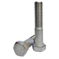 HCS12134S 1/2"-13 X 1-3/4" Hex Cap Screw, Coarse, 18-8 Stainless