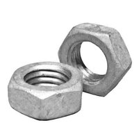 1/2"-13 Hex Jam Nut, Low Carbon, Coarse, HDG