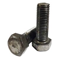 HTB124P 1/2"-13 X 4" Hex Tap Bolt, Coarse, A307 Grade A, Plain