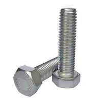 HTB385S 3/8"-16 X 5" Hex Tap Bolt, Coarse, 18-8 Stainless