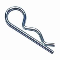 HPC231 #231 Hitch Pin Clip, Spring Wire, Zinc (0.028" X .600", 1/32" Hole, 0.093" Eye I.D.)