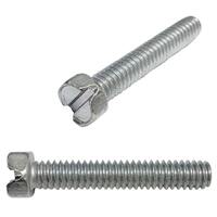 IHSMS8716 #8-32 x 7/16" Indented Hex Head, Slotted, Machine Screw, Coarse, Zinc