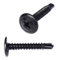 #8 X 1-1/2"(1-5/8") K-Lath (Mod. Truss Head), Phillips, Self Drilling Screw (Tek), Black Zinc