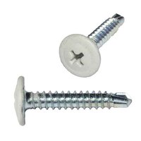 #8 X 1-1/2"(1-5/8") K-Lath (Mod. Truss Head), Phillips, Self Drilling Screw (Tek), Painted White