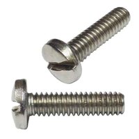 BMS112N #1-72 X 1/2" Binder Head, Slotted, Machine Screw, FIne, Nickel Plated