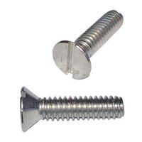 1/4"-20 X 3/4" Flat Head, Slotted, Machine Screw, Coarse, Monel 400