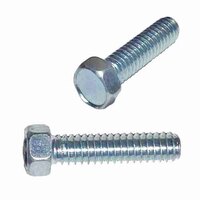 IHMS858 #8-32 x 5/8" Indented Hex Head, (No Slot), Machine Screw, Coarse, Zinc