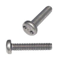 PSPM434S #4-40 x 3/4" Pan Head, Spanner, Security Machine Screw, 18-8 Stainless