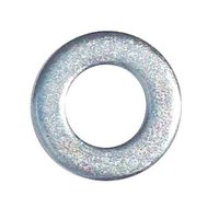 MFW24 M24 Flat Washer, DIN 125A, 140 HV, Steel, Zinc