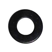 SAEW8BZ #8 SAE Flat Washer, Low Carbon, Black Zinc