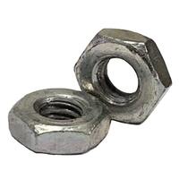 #6-32 Small Pattern, Hex Machine Screw Nut, (1/4" ACF), Coarse, Zinc