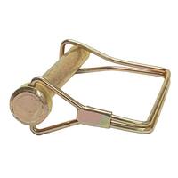 SNAPY-375-2500S 3/8" x 2-1/2" Snap Pin, Square Double Wire, (2-3/4" shank), Zinc Yellow