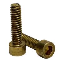5/16"-18 x 1/2" Socket Cap Screw, Coarse, Brass
