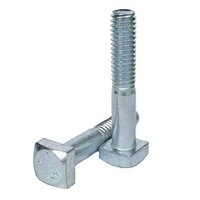 SQMB14114 1/4"-20 X 1-1/4" Square Head Machine Bolt, A307, Coarse, Zinc